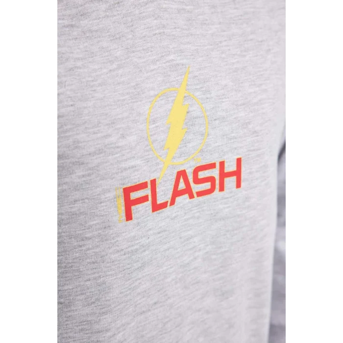 B3589 The Flash Kapüşonlu Kalın Sweatshirt
