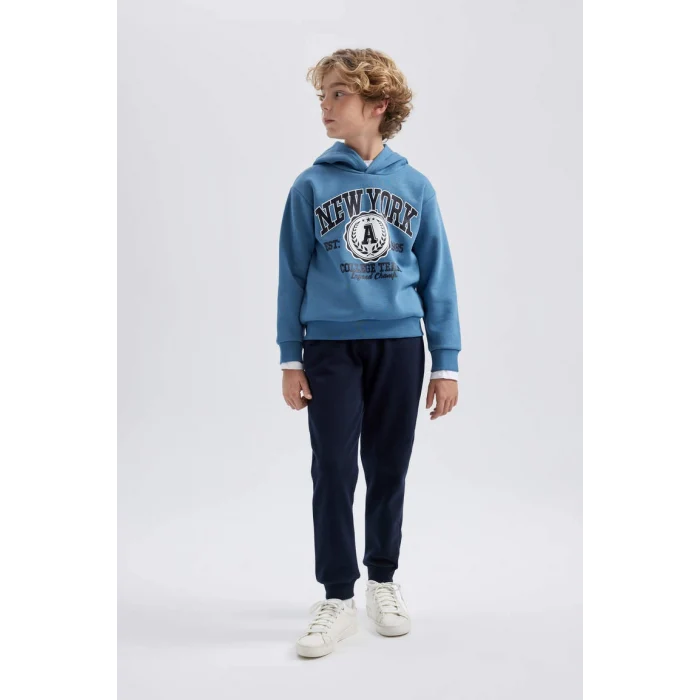 B3667 Kapüşonlu Sweatshirt Eşofman Altı 2li Takım