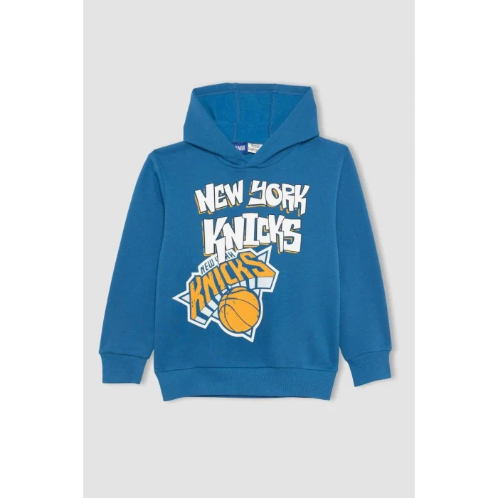 B4793 NBA New York Knicks Kalın Sweatshirt