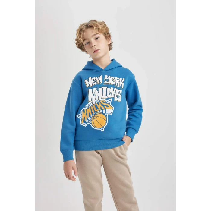 B4793 NBA New York Knicks Kalın Sweatshirt
