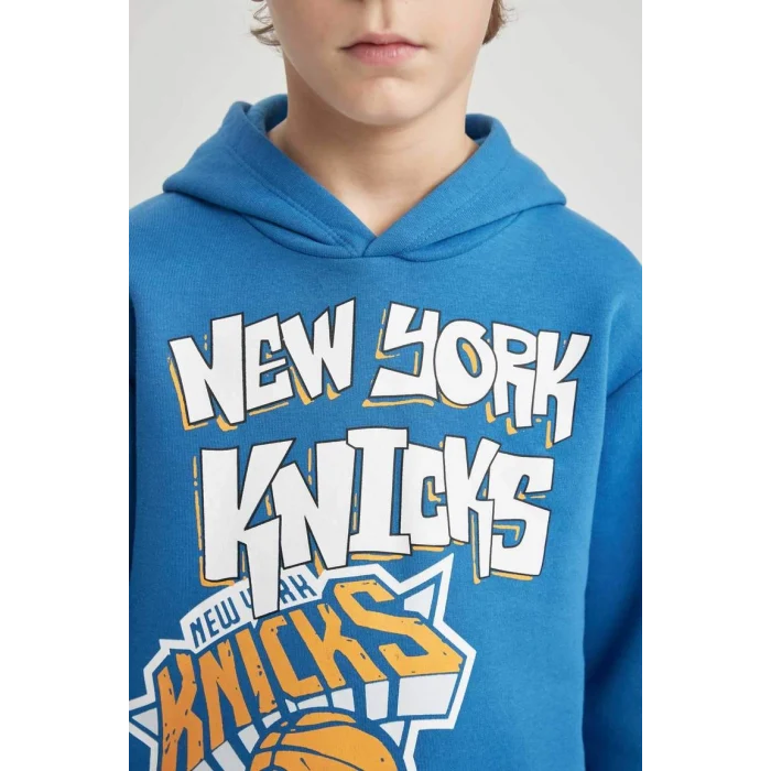 B4793 NBA New York Knicks Kalın Sweatshirt