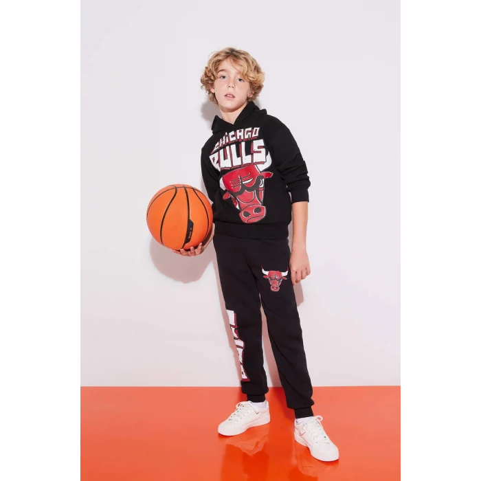 B4794 NBA Chicago Bulls Kapüşonlu Sweatshirt