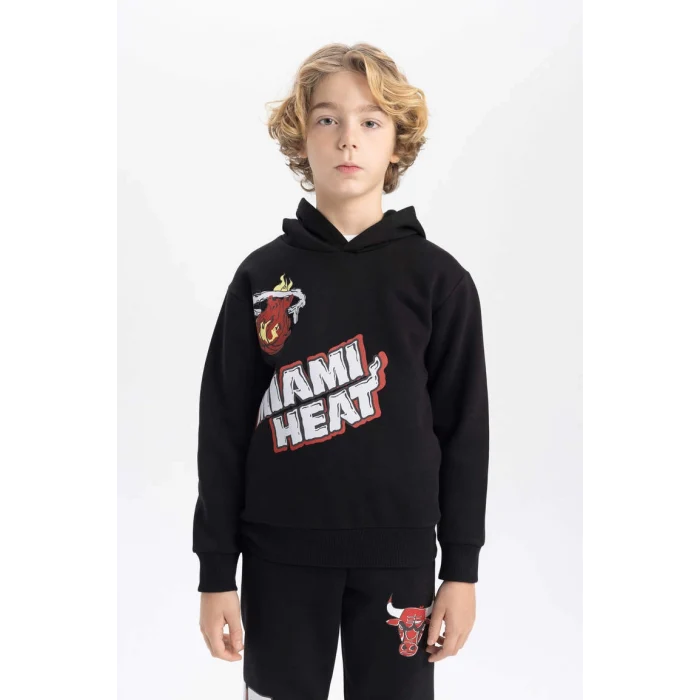 B4799 NBA Miami Heat Kalın Sweatshirt