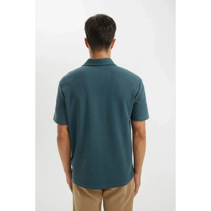 B4939 New Regular Fit Polo Yaka Kısa Kollu Polo Tişört