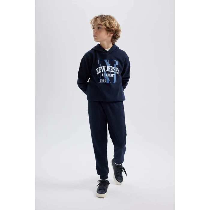 B6659 Kapüşonlu Sweatshirt Eşofman Altı 2li Takım