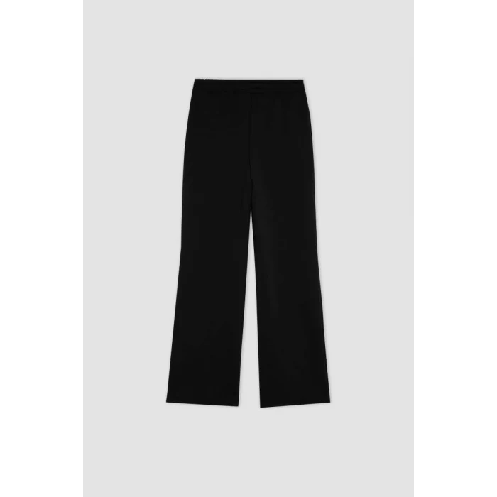 B8571 Cepli Yüksek Bel Kalın Basic Eşofman Altı