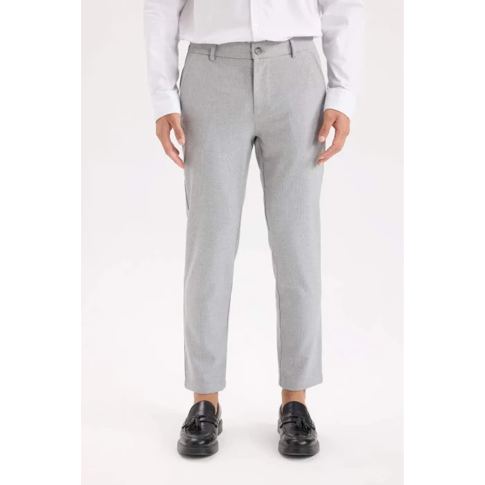 B8577 Jogger Pantolon Cepli Düz Paça