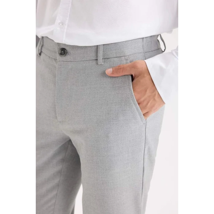 B8577 Jogger Pantolon Cepli Düz Paça
