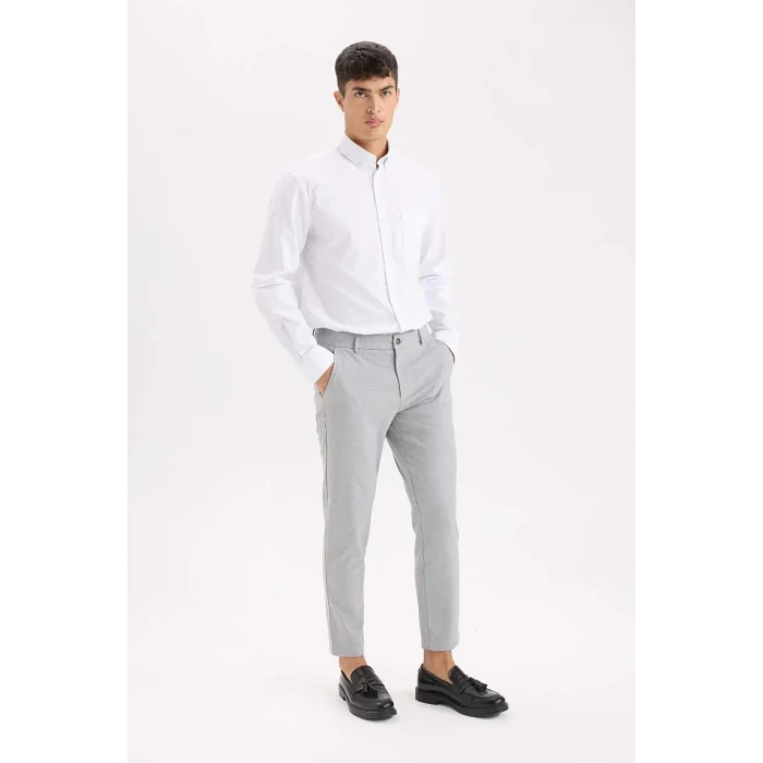 B8577 Jogger Pantolon Cepli Düz Paça