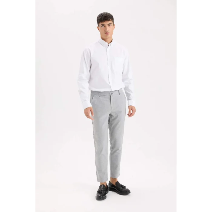 B8577 Jogger Pantolon Cepli Düz Paça