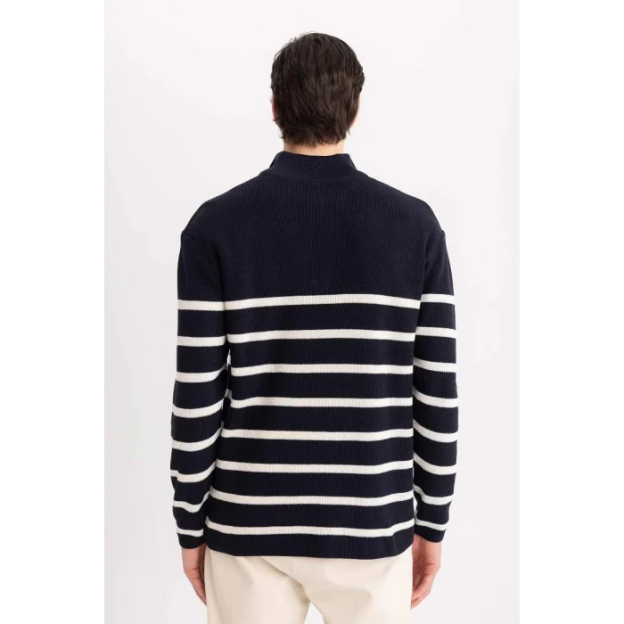 B9717 Balıkçı Yaka Selanik Kumaş Kazak