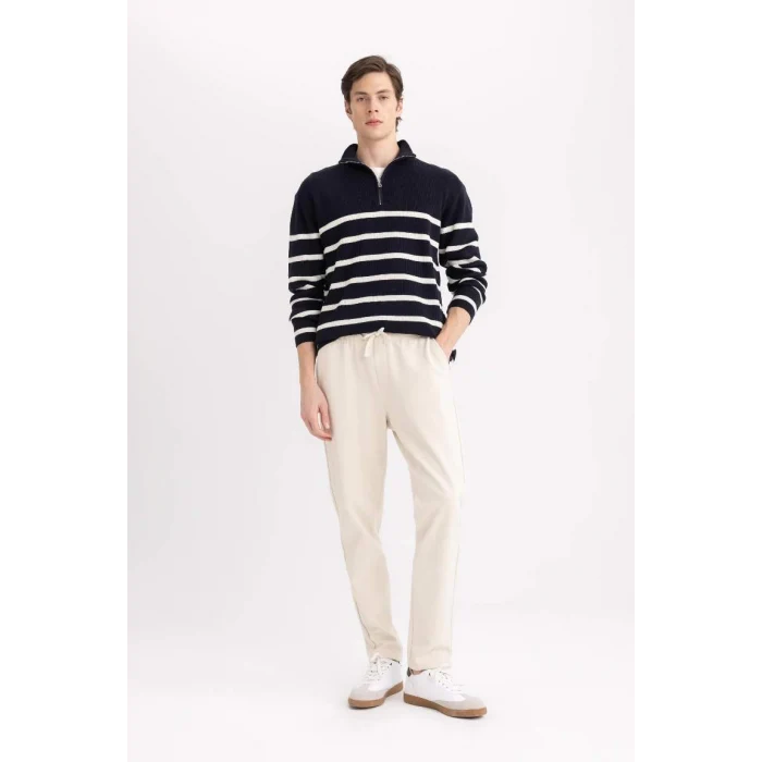 B9717 Balıkçı Yaka Selanik Kumaş Kazak