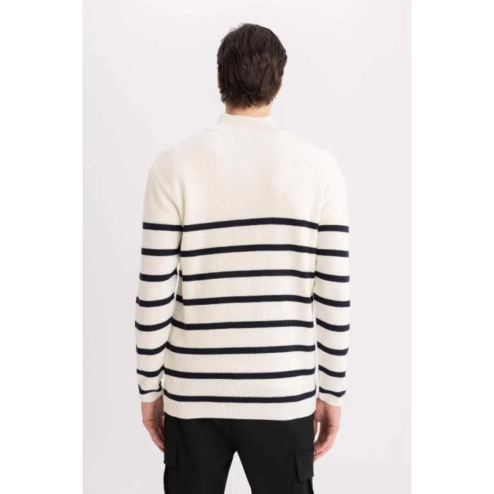 B9717 Balıkçı Yaka Selanik Kumaş Kazak