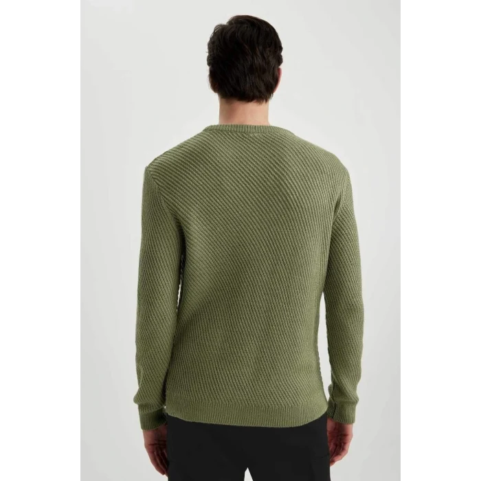 C0048 Standart Fit Bisiklet Yaka Kazak