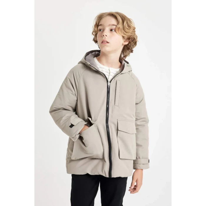 C4317 Su İtici Kapüşonlu Rüzgar Geçirmez Yağmurluk