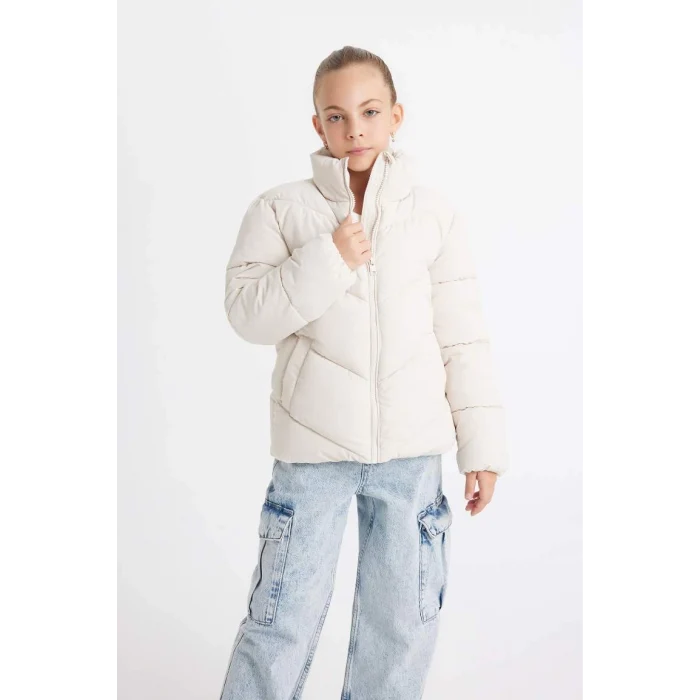 C5391 Su İtici Polar Astarlı Şişme Mont