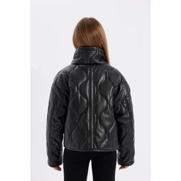 C5486 Su İtici Fermuarlı Çıtçıt Kapamalı Cepli Mont