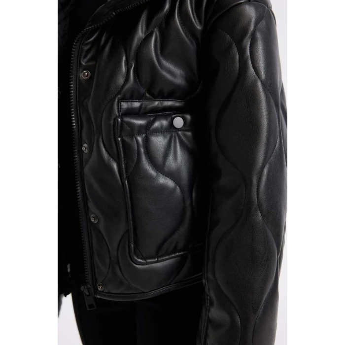 C5486 Su İtici Fermuarlı Çıtçıt Kapamalı Cepli Mont