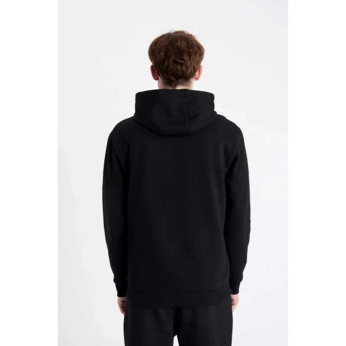 C6131 Regular Fit Kapüşonlu Baskılı Sweatshirt