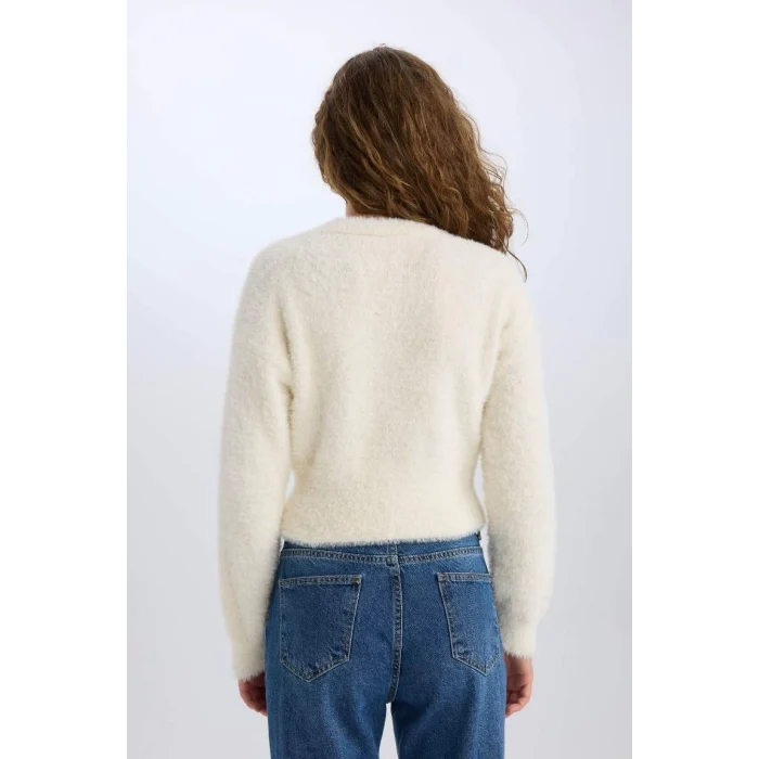 C6320 Regular Fit Bisiklet Yaka Triko Kazak