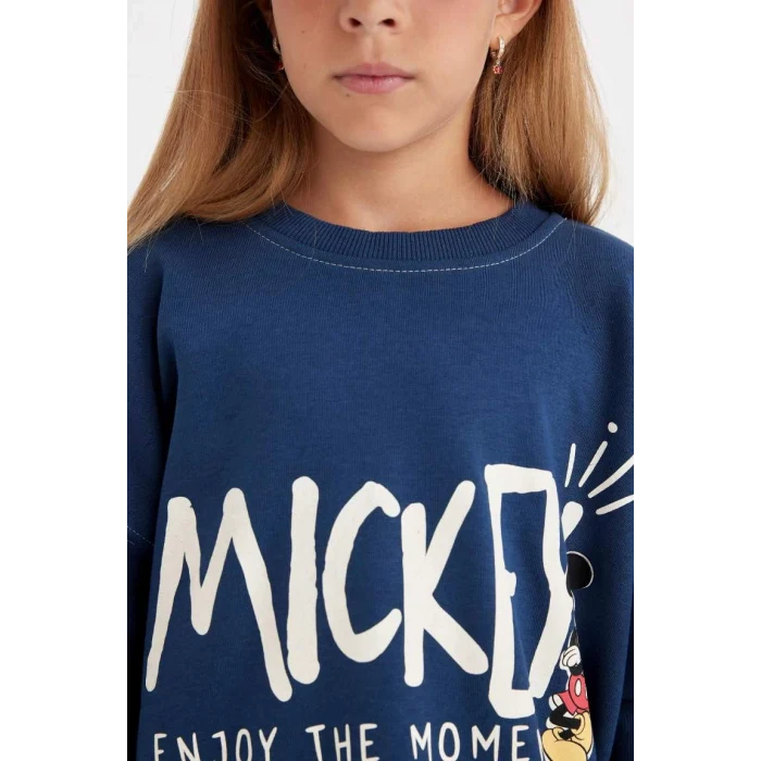 C7352 Disney Mickey Minnie Oversize Fit Sweatshirt