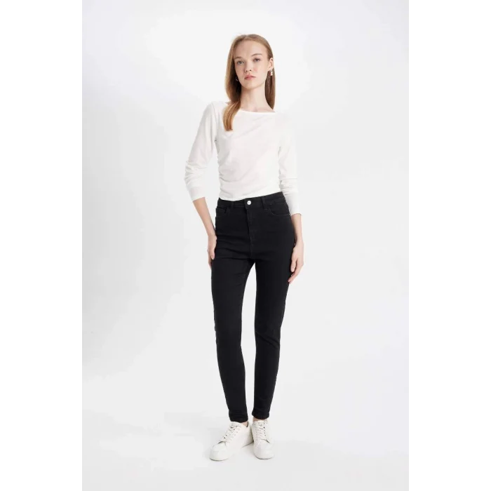 C7610 Rebeca Skinny Fit Normal Bel Jean Pantolon