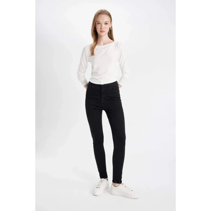 C7610 Rebeca Skinny Fit Normal Bel Jean Pantolon