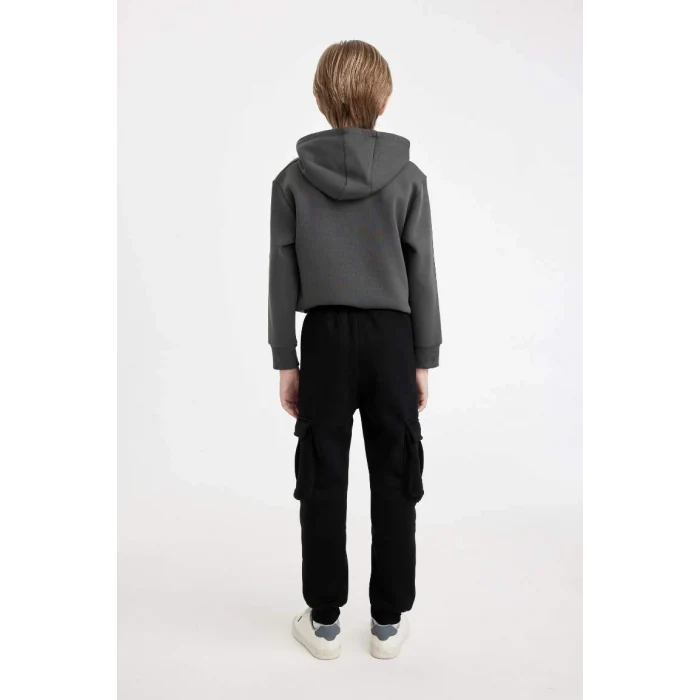 C7704 Kargo Cepli Okul Eşofman Altı