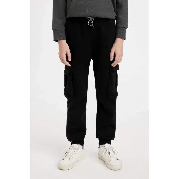 C7704 Kargo Cepli Okul Eşofman Altı