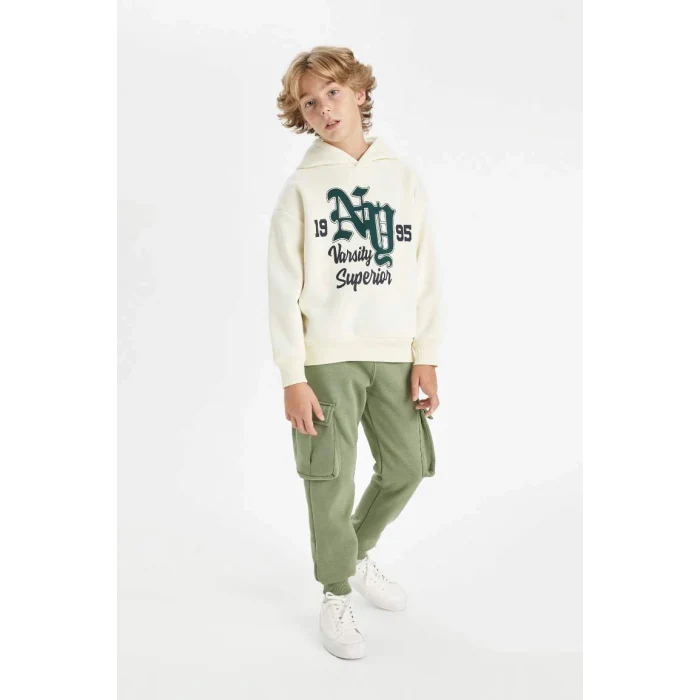 C7704 Kargo Cepli Okul Eşofman Altı