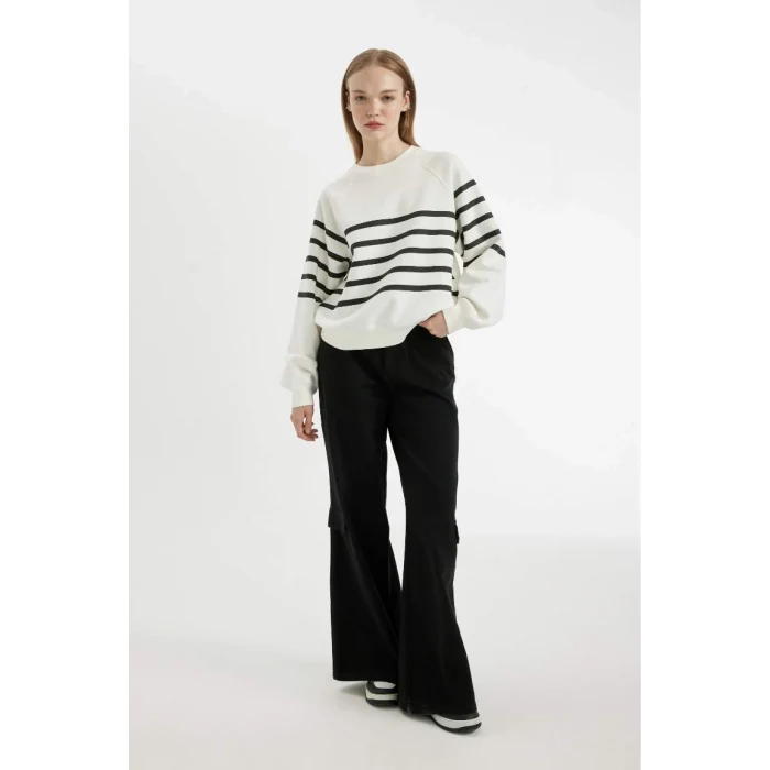 C8193 Coool Oversize Fit Kalın Kumaş Sweatshirt