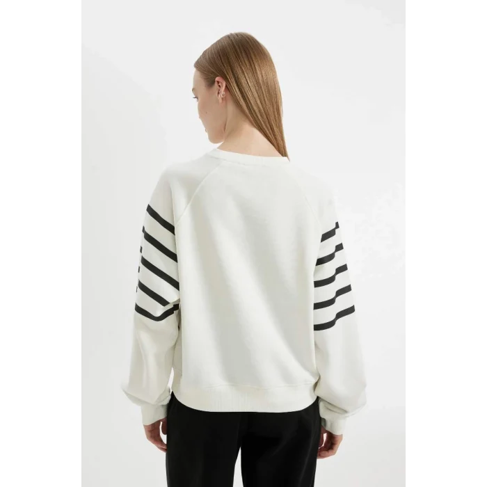 C8193 Coool Oversize Fit Kalın Kumaş Sweatshirt