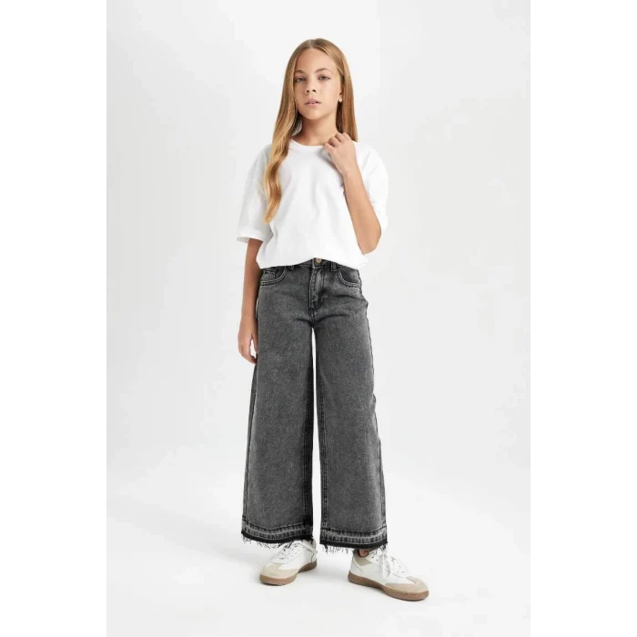 C8536 Wide Leg Geniş Paça Pantolon