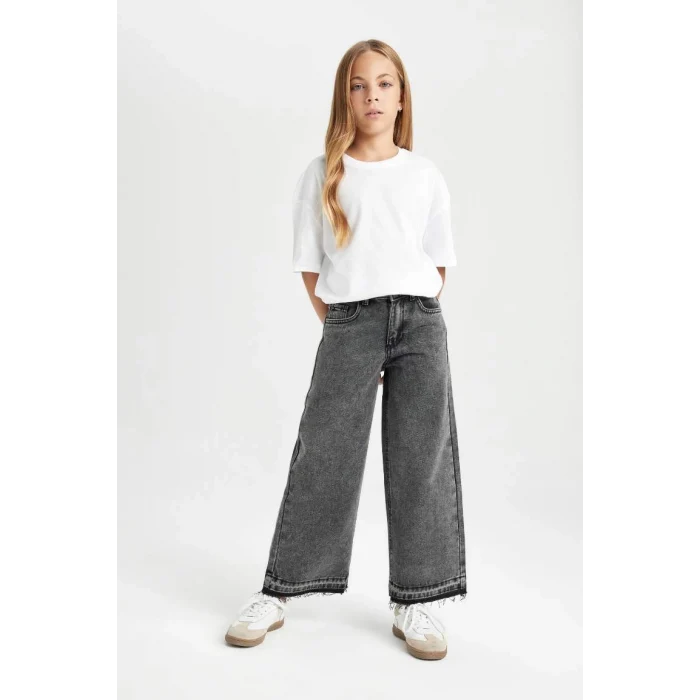 C8536 Wide Leg Geniş Paça Pantolon