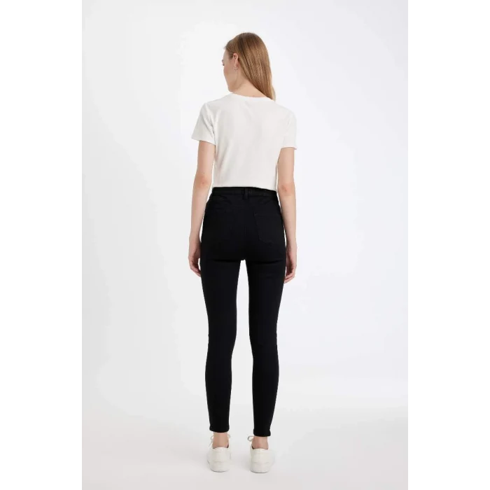 C8545 Yüksek Bel Bilek Boy Jean Pantolon