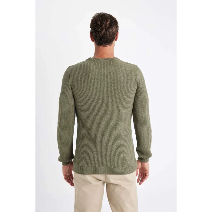 C8814 Standart Fit Selanik Kumaş Kazak