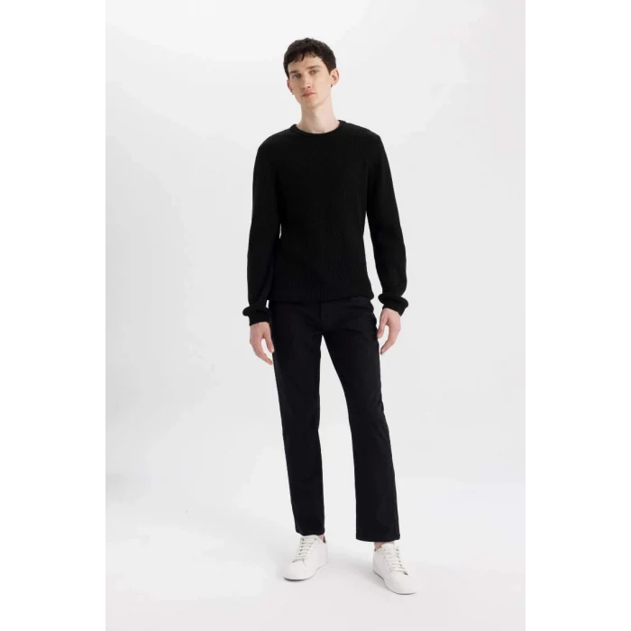 C8814 Standart Fit Selanik Kumaş Kazak