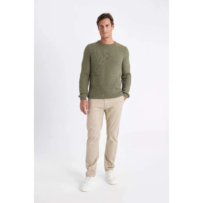 C8814 Standart Fit Selanik Kumaş Kazak