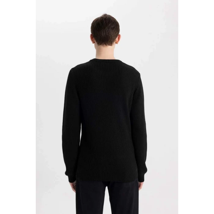 C8814 Standart Fit Selanik Kumaş Kazak