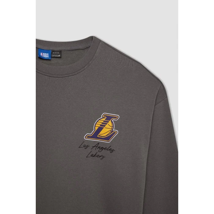C9254 Los Angeles Lakers Oversize Fit Sweatshirt