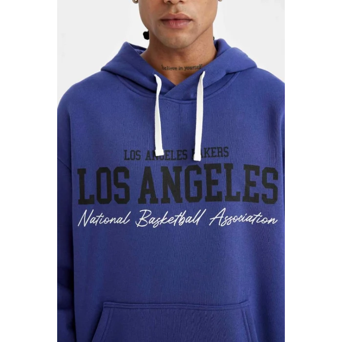 C9255 Los Angeles Lakers Oversize Fit Sweat Shirt