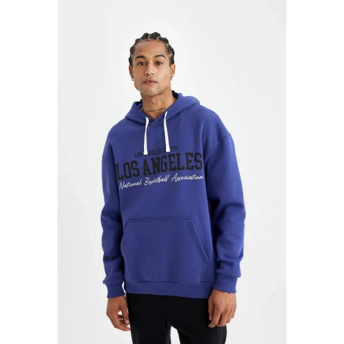 C9255 Los Angeles Lakers Oversize Fit Sweat Shirt