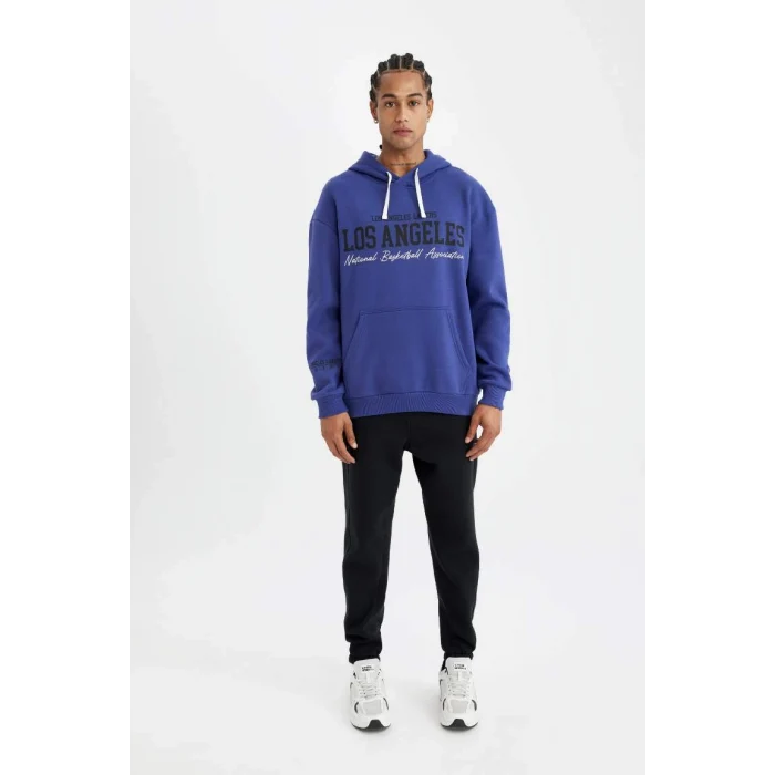 C9255 Los Angeles Lakers Oversize Fit Sweat Shirt