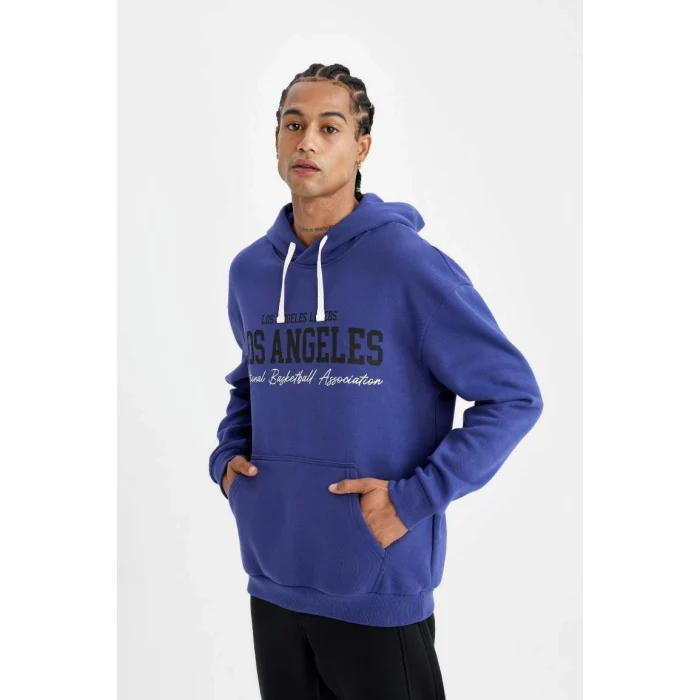 C9255 Los Angeles Lakers Oversize Fit Sweat Shirt