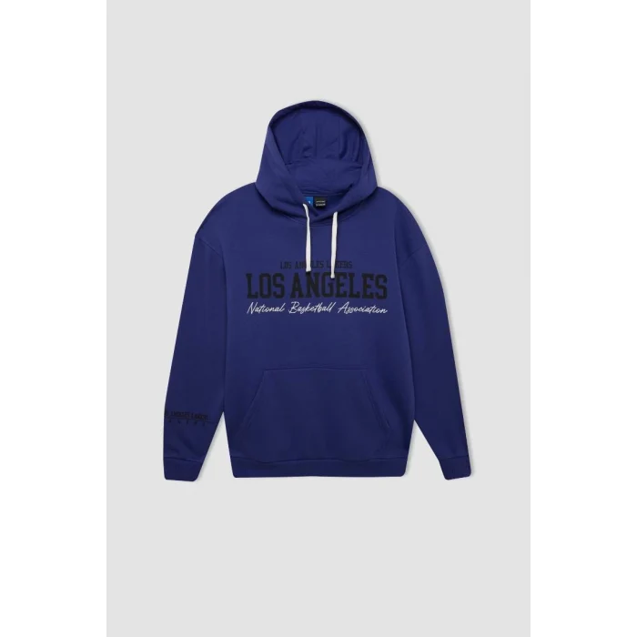 C9255 Los Angeles Lakers Oversize Fit Sweat Shirt