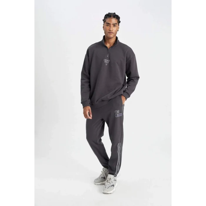 C9265 NBA Chicago Bulls Cepli Jogger Eşofman Altı