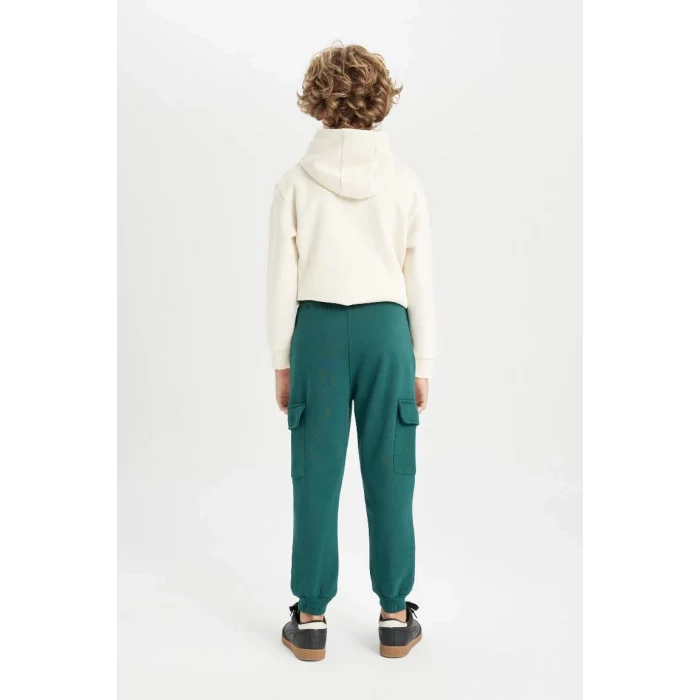 C9287 Baskılı Kargo Cepli Jogger Eşofman Altı