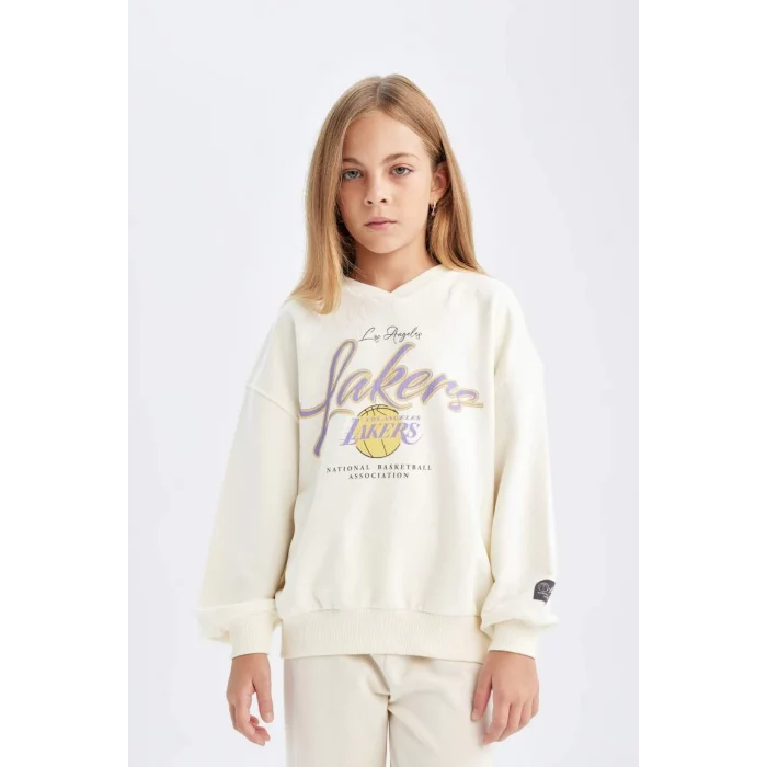 C9506 Los Angeles Lakers Oversize Fit Sweatshirt