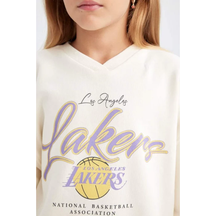 C9506 Los Angeles Lakers Oversize Fit Sweatshirt