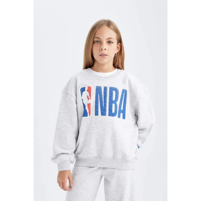 C9507 NBA Wordmark Oversize Fit Sweatshirt
